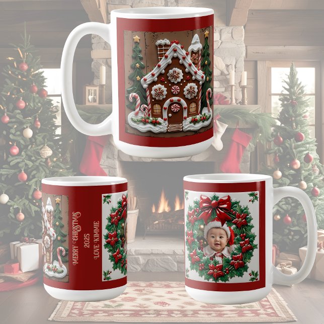 Christmas Gingerbread House Customisable Coffee Mug (Creator Uploaded)