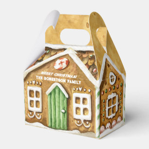 Christmas Gingerbread House Favour Box