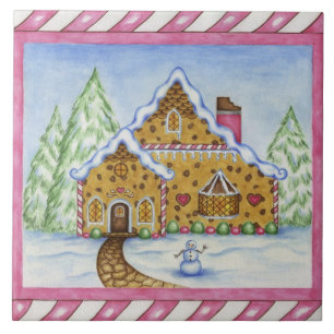 Christmas Gingerbread House Kitchen Trivet Gift