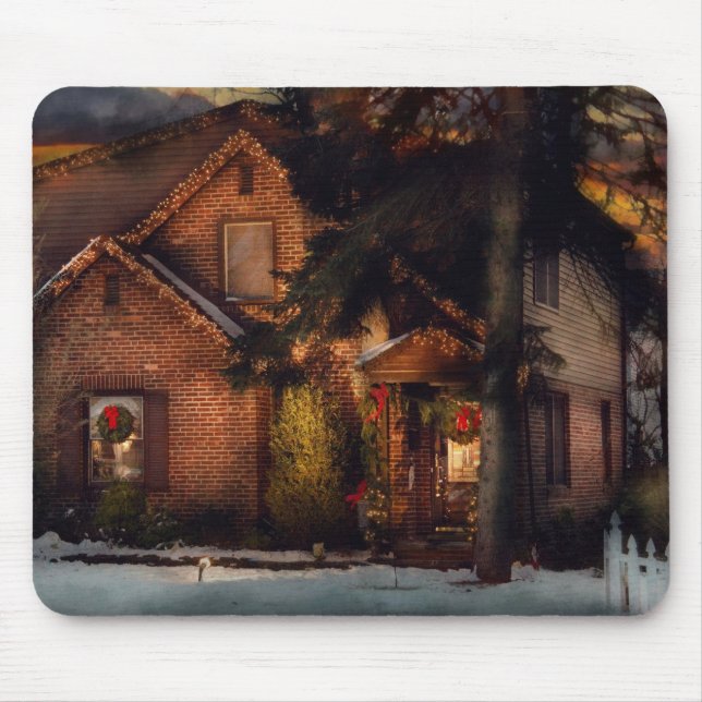Christmas - Gingerbread House Mouse Pad (Front)