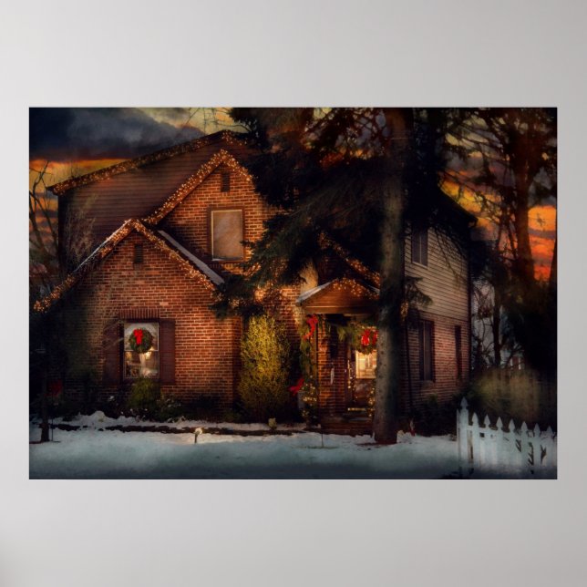 Christmas - Gingerbread House Poster (Front)