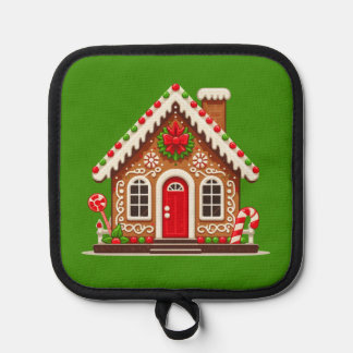 Christmas Gingerbread House Pot Holder