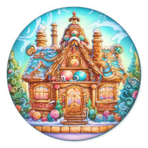 Christmas Gingerbread House Sticker