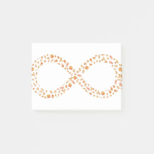 Christmas Gingerbread Infinity Sign Post-it Notes