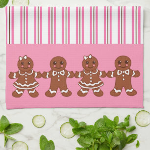 Christmas Gingerbread Kitchen Towel 