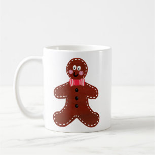Christmas Gingerbread Man Coffee Mug
