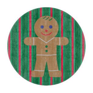 Christmas Gingerbread Man Cutting Board