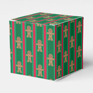 Christmas Gingerbread Man Favour Box