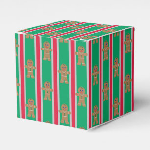 Christmas Gingerbread Man Favour Box