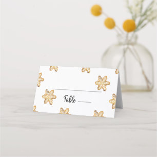 Christmas gingerbread man  place card
