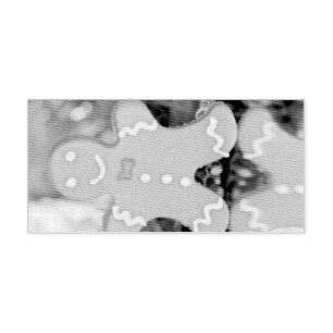 Christmas gingerbread man self-inking stamp