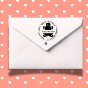 Christmas Gingerbread man theme Self-inking Stamp