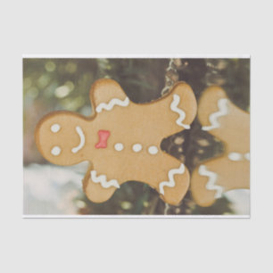 Christmas gingerbread man tissue paper
