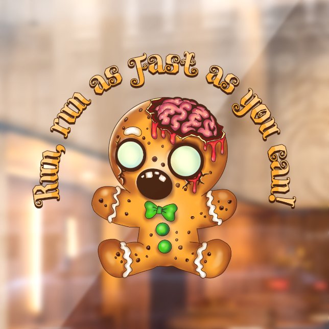 Christmas Gingerbread Man Zombie (Sheet 2)