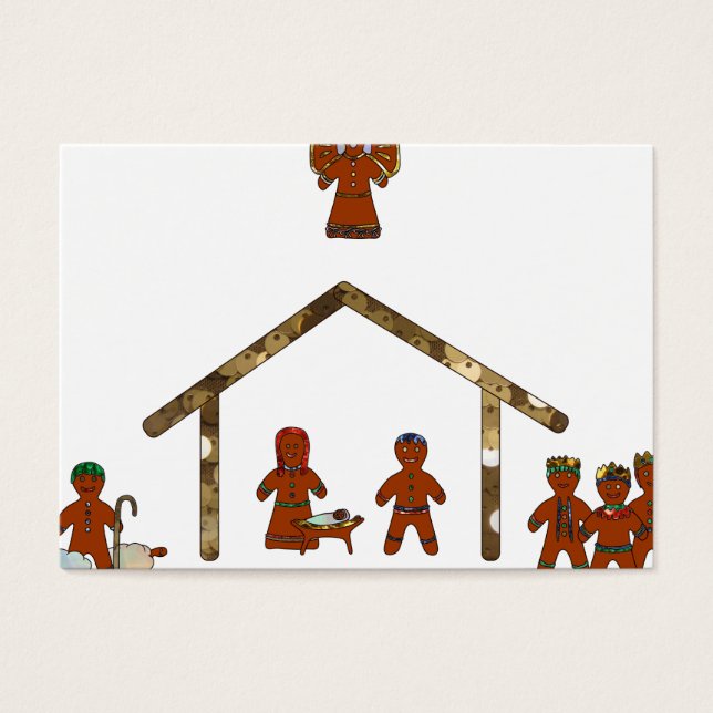 christmas gingerbread nativity (Front)