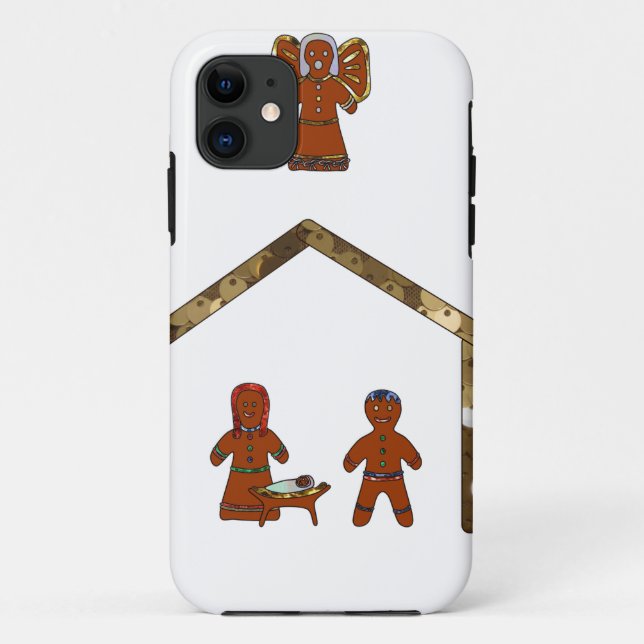 christmas gingerbread nativity Case-Mate iPhone case (Back)