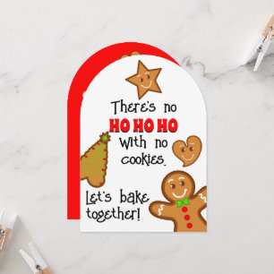Christmas Gingerbread Pals - Baking Party Invitation