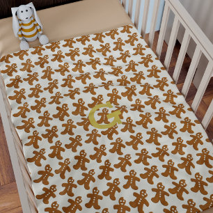 Christmas Gingerbread Pattern Kids Cute Holiday Fleece Blanket