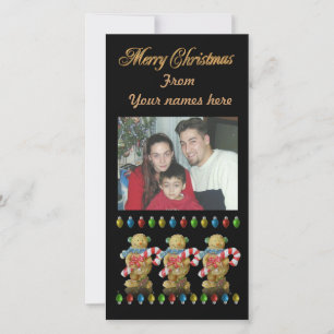 Christmas Gingerbread Photo card