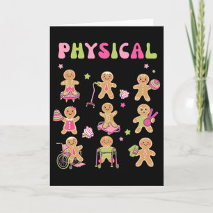 Christmas Gingerbread Pt Physical Therapy Istant X Card