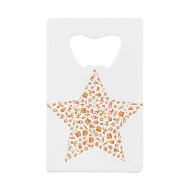 Christmas Gingerbread Star (Front)