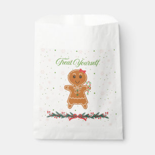  Christmas Gingerbread Woman Favour Bag