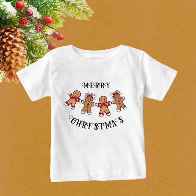 Christmas gingerbreads baby T-Shirt (Creator Uploaded)