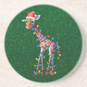 Christmas Giraffe Coaster