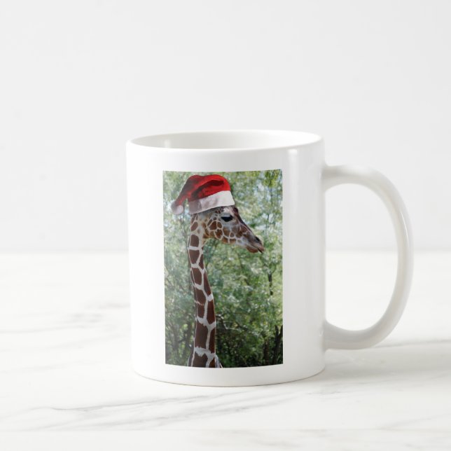 Christmas Giraffe Coffee Mug (Right)
