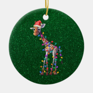 Christmas Giraffe Ornament