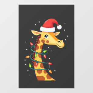 Christmas Giraffe Santa Hat Lights Giraffe Men Wom