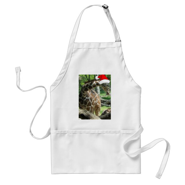 Christmas Giraffe Standard Apron (Front)