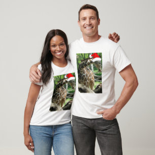 Christmas Giraffe T-Shirt