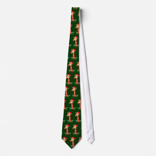 Christmas Giraffe Tie (Front)