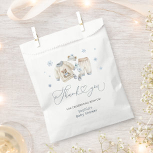 Christmas Girl Baby Shower Thank You Favour Bag