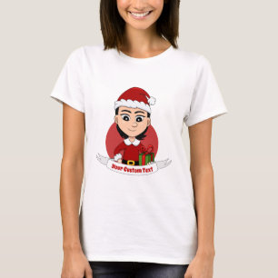 Christmas girl cartoon T-Shirt
