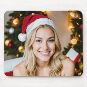 Christmas Girl Mouse Pad