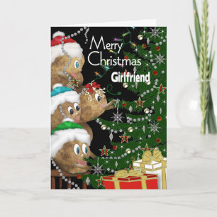 CHRISTMAS - Girlfriend - POTATO FAMILY COLLECTION Holiday Card