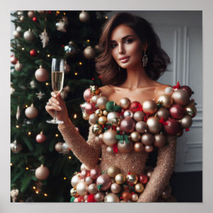 Christmas Glamour Poster