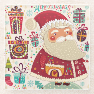 Christmas Glass Coaster