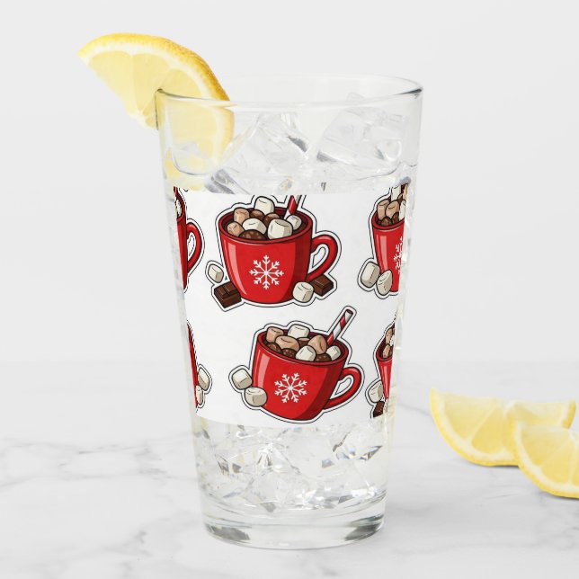 Christmas Glass Cup (Front Ice)