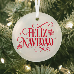 Christmas Glass Tree Ornament
