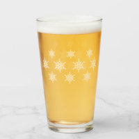 Christmas Glasware Snowflakes