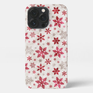 Christmas Glitter Snowflakes All Options iPhone 13 Pro Case