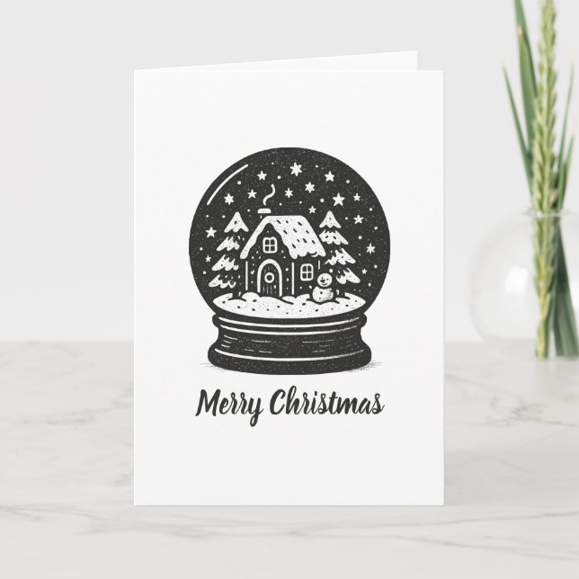 Christmas Globe Card (Front)