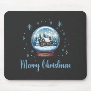 Christmas Globe Snow Magic Mouse Pad