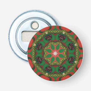 CHRISTMAS glossy colours 3D Pattern ~ Bottle Opener