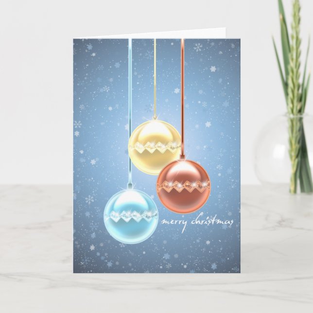 Christmas Glow Holiday Card (Front)