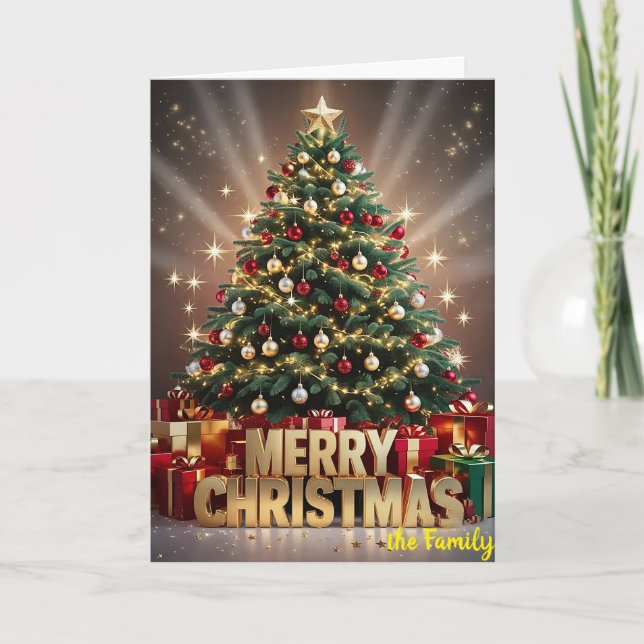 Christmas Glow Holiday Card (Front)