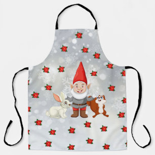 Christmas gnome apron